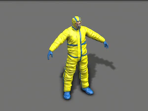 hazmat worker 3D Model