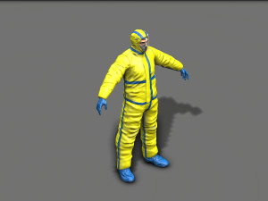 hazmat worker Modèle 3D