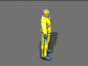 hazmat worker Modèle 3D