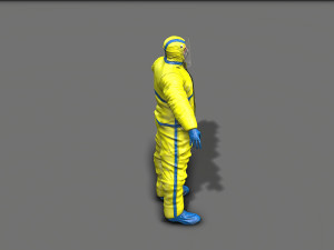 hazmat worker Modèle 3D