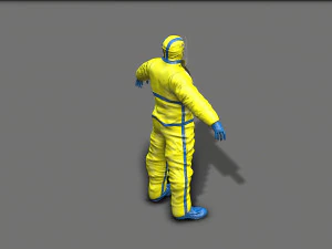hazmat worker 3D Model
