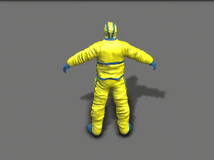 hazmat worker 3D Model