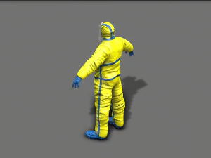hazmat worker 3D Model