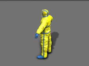 hazmat worker 3D Model