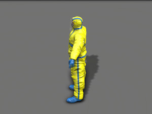 hazmat worker Modèle 3D