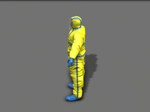 hazmat worker 3D Model