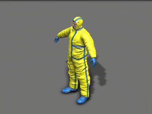 hazmat worker Modèle 3D
