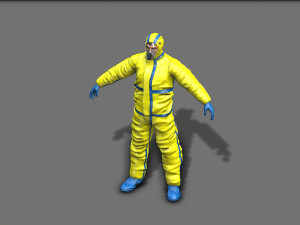 hazmat worker Modèle 3D