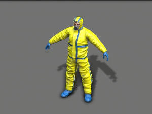 hazmat worker 3D Model