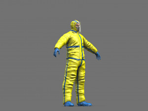 hazmat worker Modèle 3D