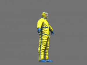 hazmat worker 3D Model