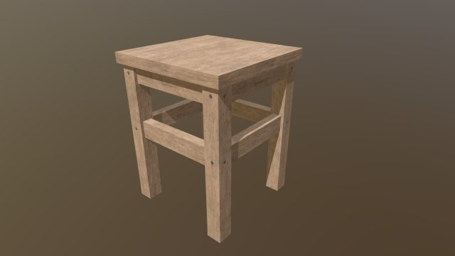 chair lowpoly 3Dモデル .c4d .max .obj .3ds .fbx .stl .blend 