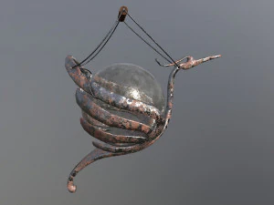 lowpoly magic lamp 3D Model