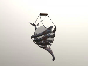 lowpoly magic lamp 3D Model