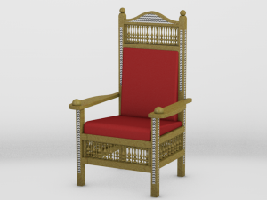 arabisk woody chair 3D Model