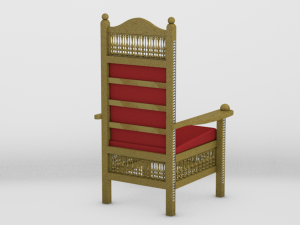 arabisk woody chair Modelo 3D