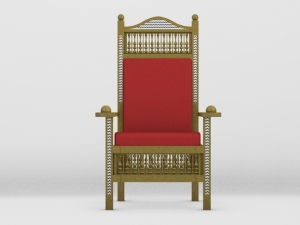 arabisk woody chair Modelo 3D