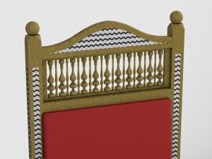 arabisk woody chair Modelo 3D