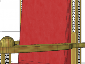 arabisk woody chair Modelo 3D
