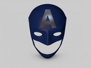 captain america helmet 3Dモデル