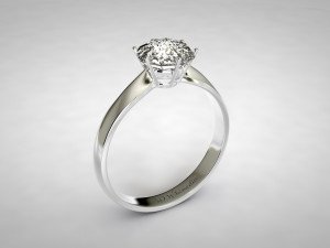 diamond ring Modèle 3D