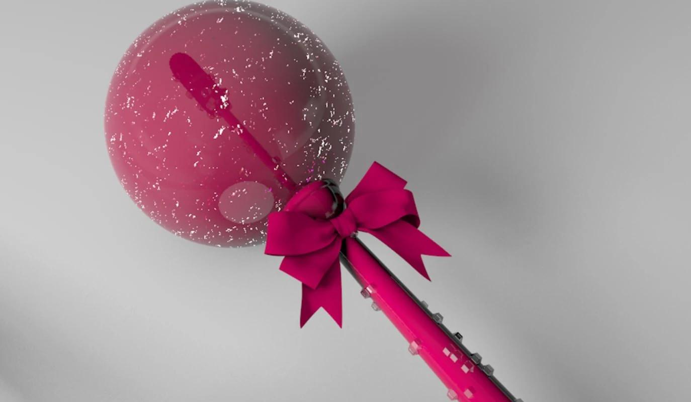ball lollipop lipstick 3D Model .c4d .max .obj .3ds .fbx .stl .blend 