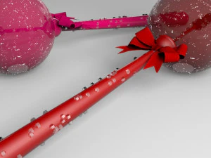 ball lollipop lipstick 3D Model