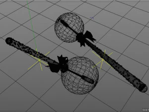 ball lollipop lipstick 3D Model