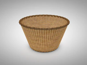 cestino rotondo Modello 3D