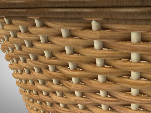 round basket Modelo 3D