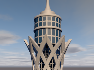 cairo tower 3D Модель