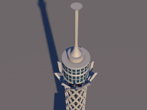 cairo tower 3D Модель