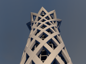 cairo tower 3D Модель