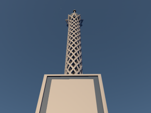 cairo tower 3D Модель