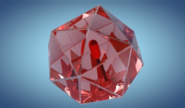 crystal lollipop lipstick 3D 模型 .c4d .max .obj .3ds .fbx .stl .blend 