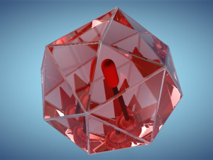 crystal lollipop lipstick Modelo 3D