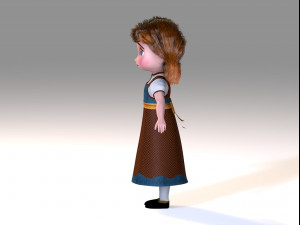 cute lisa 3D Model
