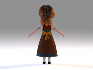 cute lisa 3D Model