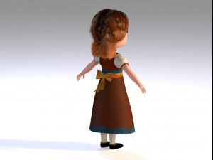cute lisa 3D Model