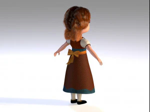 cute lisa 3D Model