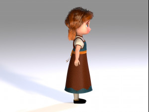 cute lisa 3D Model