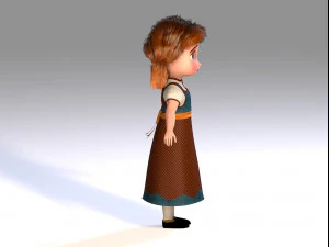 cute lisa 3D Model