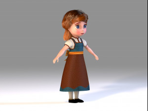 cute lisa 3D Model
