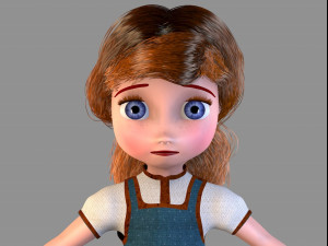 cute lisa 3D Model