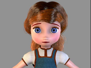 cute lisa 3D Model