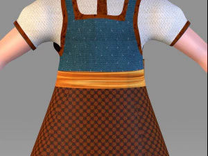 cute lisa 3D Model