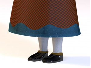 cute lisa 3D Model