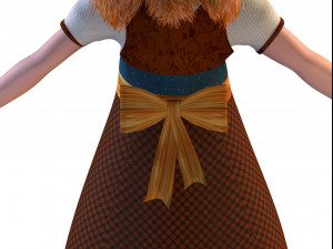 cute lisa 3D Model