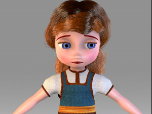 cute lisa 3D Model
