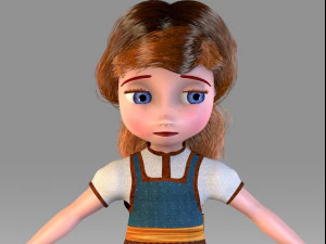 cute lisa 3D Model